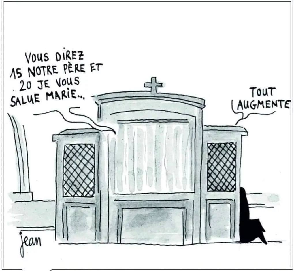 Humour catho : confession