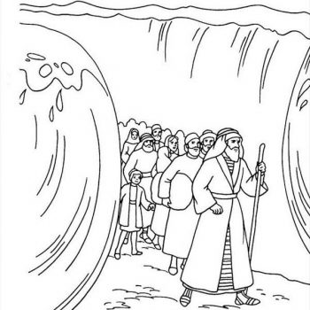 Moïse traversée de la Mer Rouge
